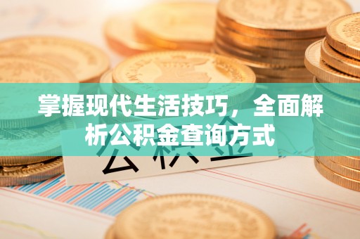 惠济掌握现代生活技巧，全面解析公积金查询方式