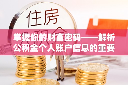惠济掌握你的财富密码——解析公积金个人账户信息的重要性