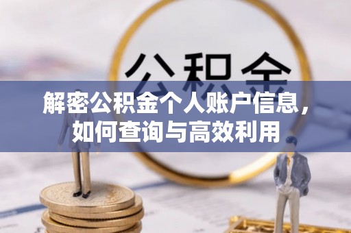 惠济解密公积金个人账户信息，如何查询与高效利用