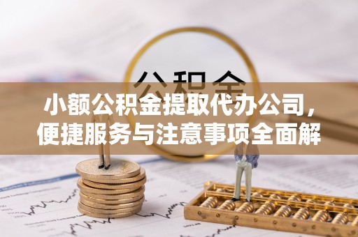 惠济小额公积金提取代办公司，便捷服务与注意事项全面解析