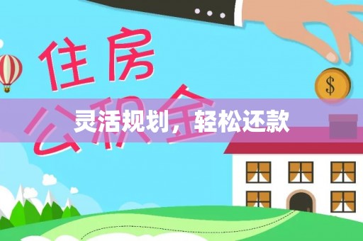 惠济灵活规划，轻松还款