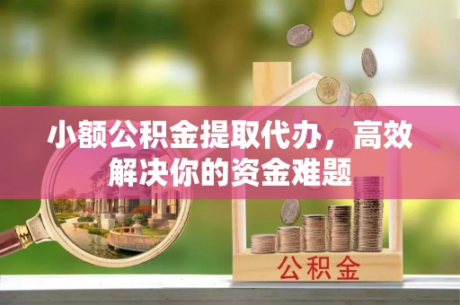 惠济小额公积金提取代办，高效解决你的资金难题