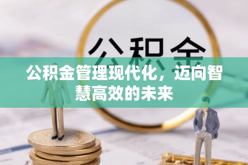 惠济公积金管理现代化，迈向智慧高效的未来