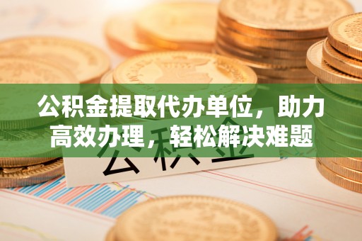 惠济公积金提取代办单位，助力高效办理，轻松解决难题