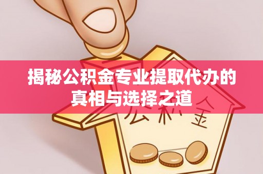 惠济揭秘公积金专业提取代办的真相与选择之道