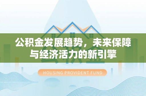 惠济公积金发展趋势，未来保障与经济活力的新引擎