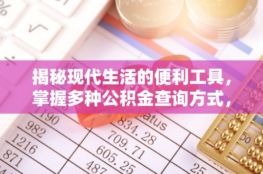 惠济揭秘现代生活的便利工具，掌握多种公积金查询方式，让财富管理更轻松