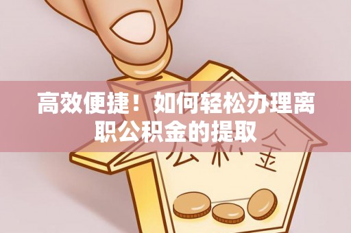 惠济高效便捷！如何轻松办理离职公积金的提取