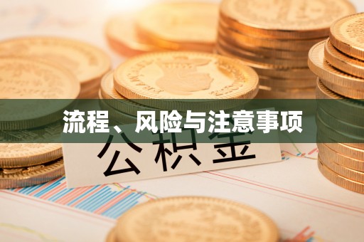 惠济流程、风险与注意事项