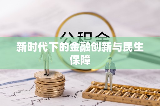 惠济新时代下的金融创新与民生保障